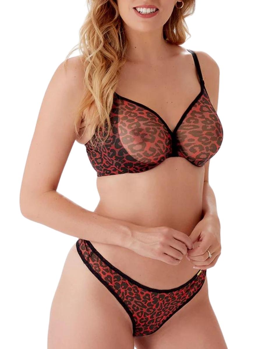 Glossies Leopard Thong