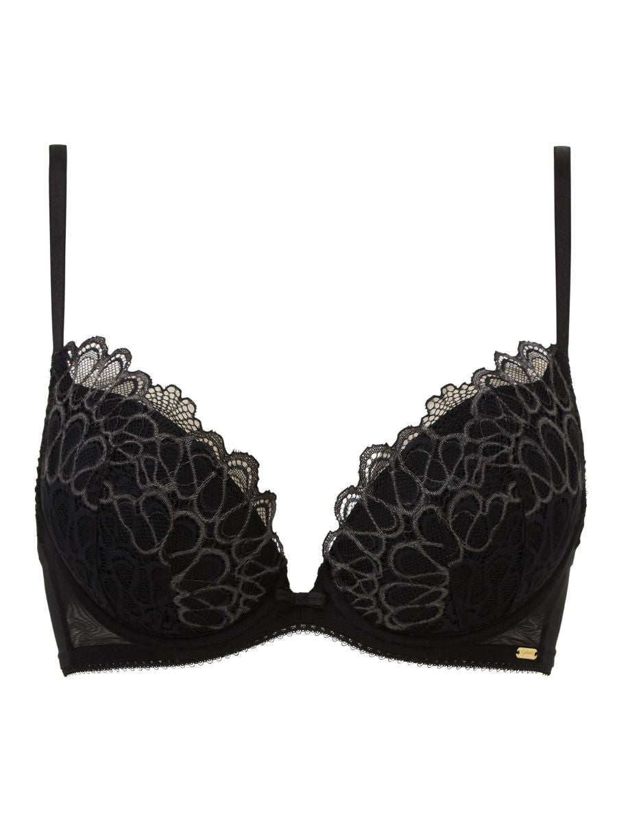 gossard swirl plunge bra black