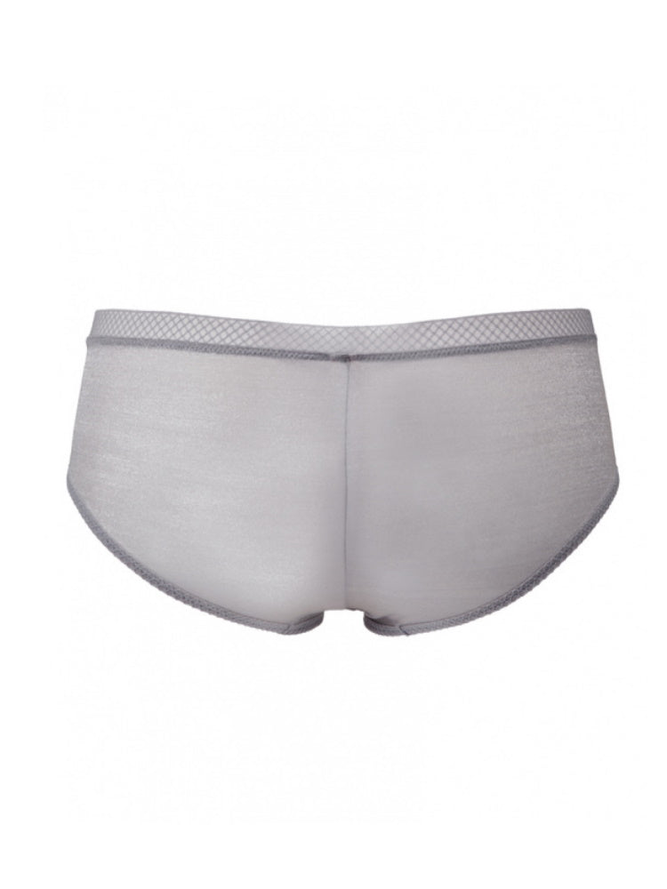 Silver Mid Rise Short