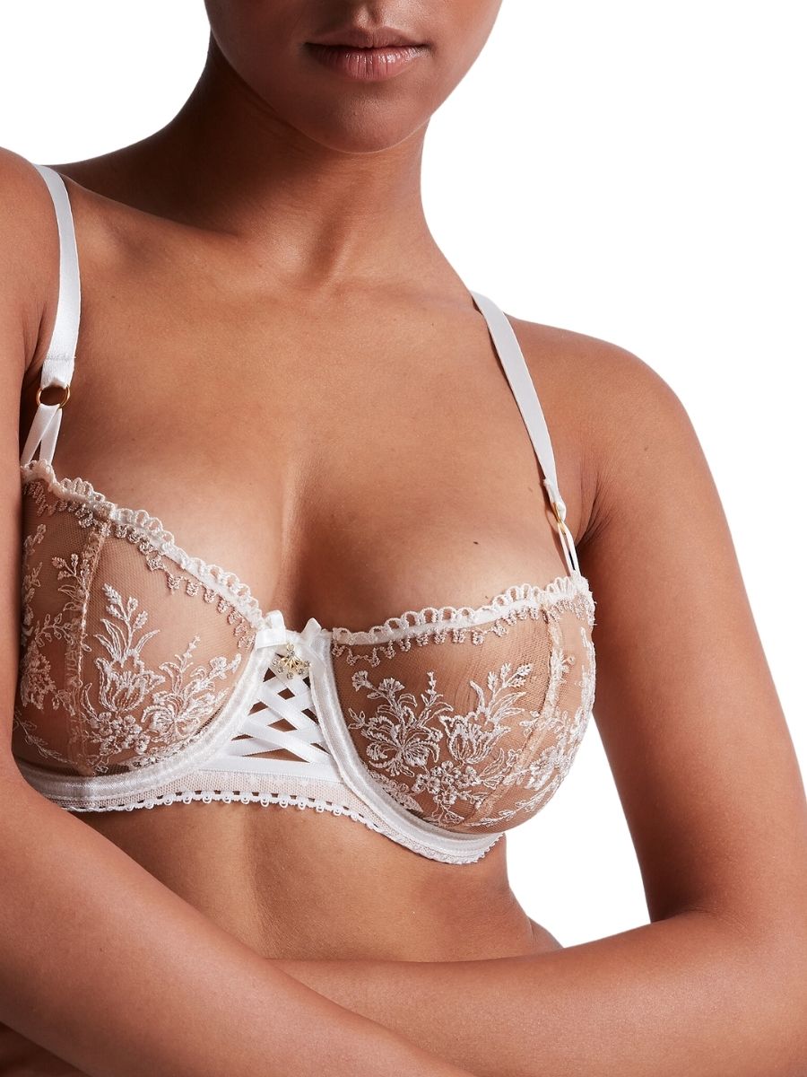aubade half cup underwired bra