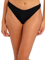 freya ibiza waves high leg bikini brief black