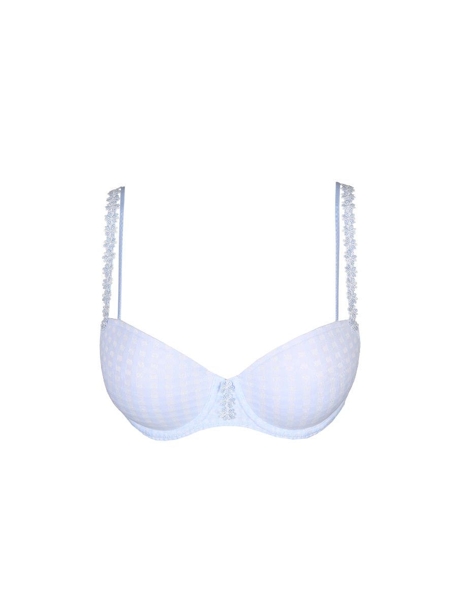 marie jo avero padded balcony bra tiny vichy