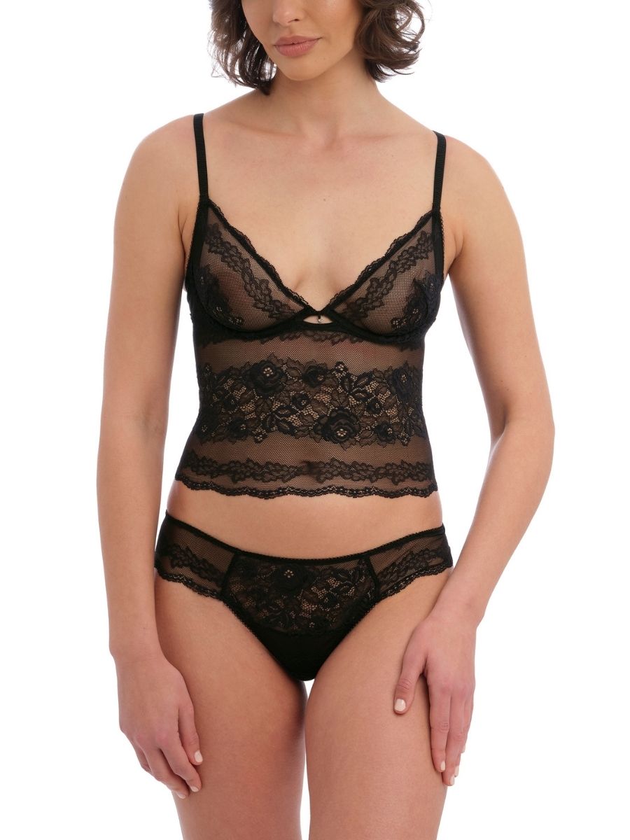 wacoal ravissant bralette black