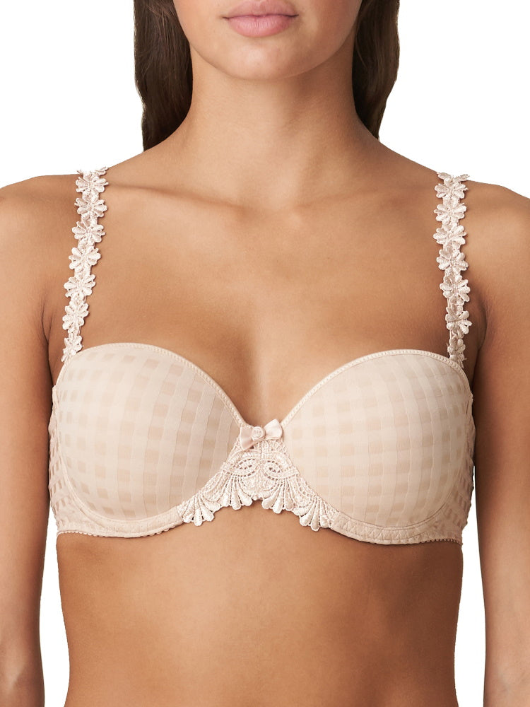 Avero Padded Strapless Bra Beige