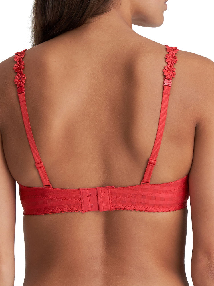 Avero Padded Strapless Bra Red