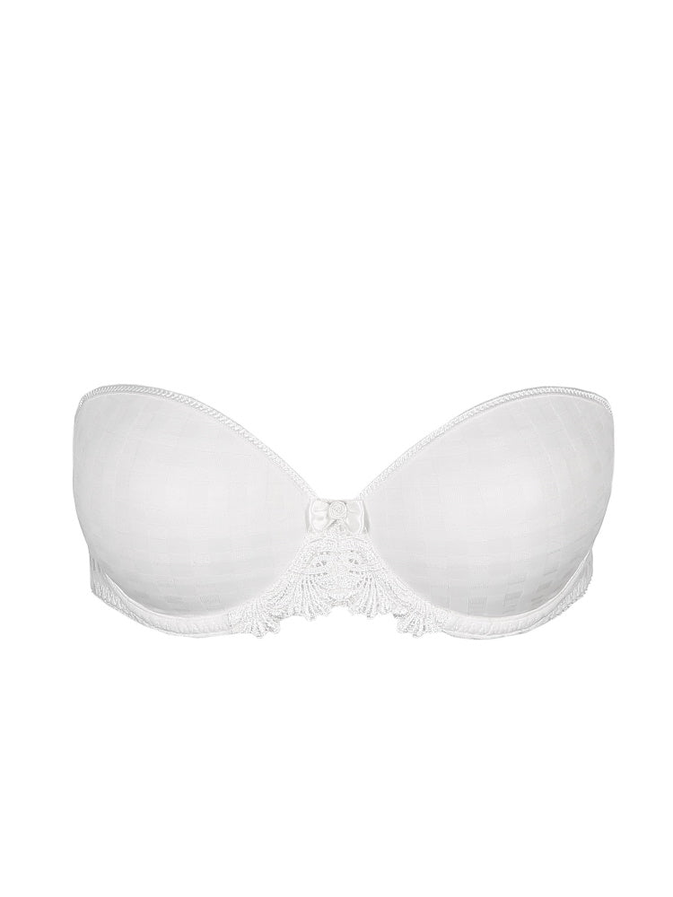 Avero Padded Strapless Bra White