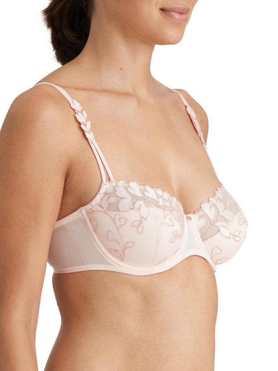 marie jo leda bra glossy pink