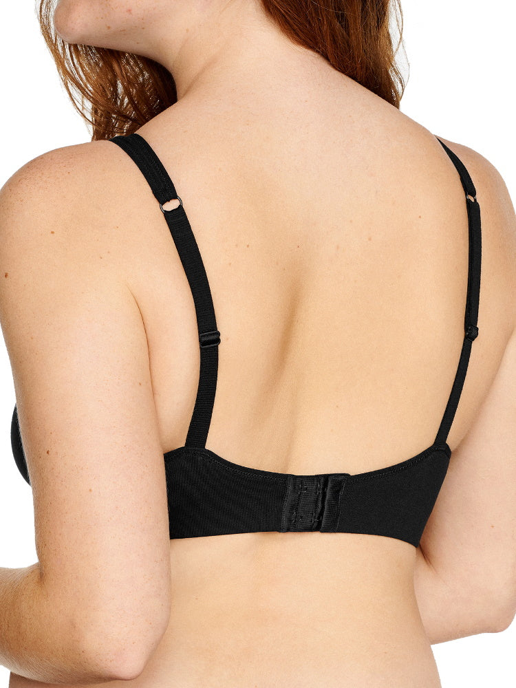 naturana soft cup bra black