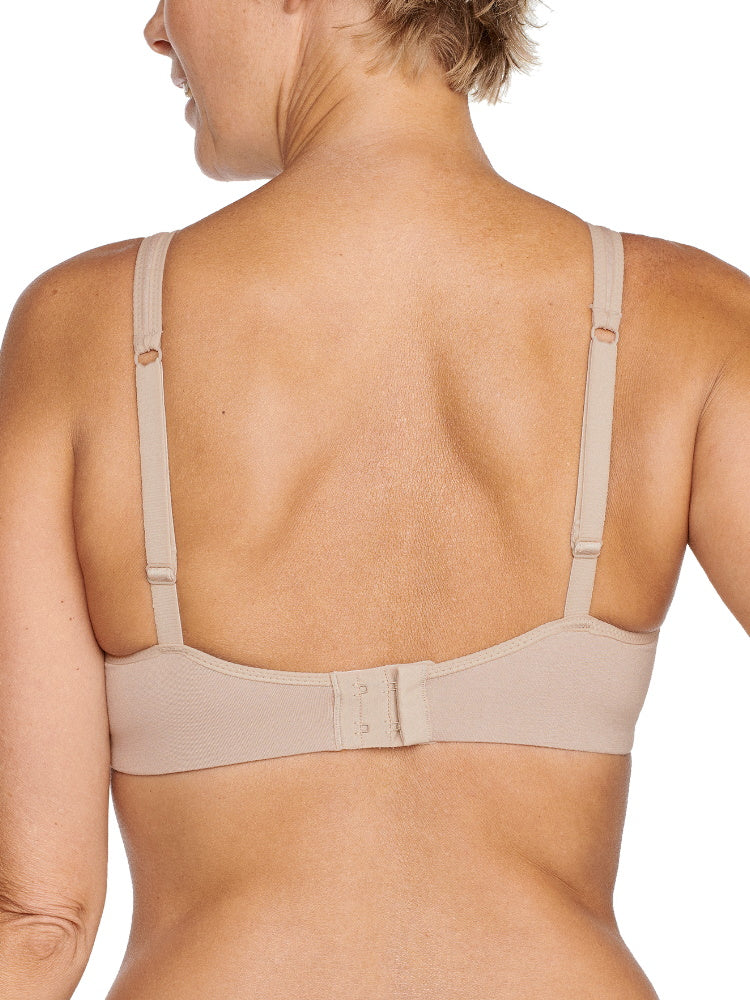 naturana soft cup bra beige