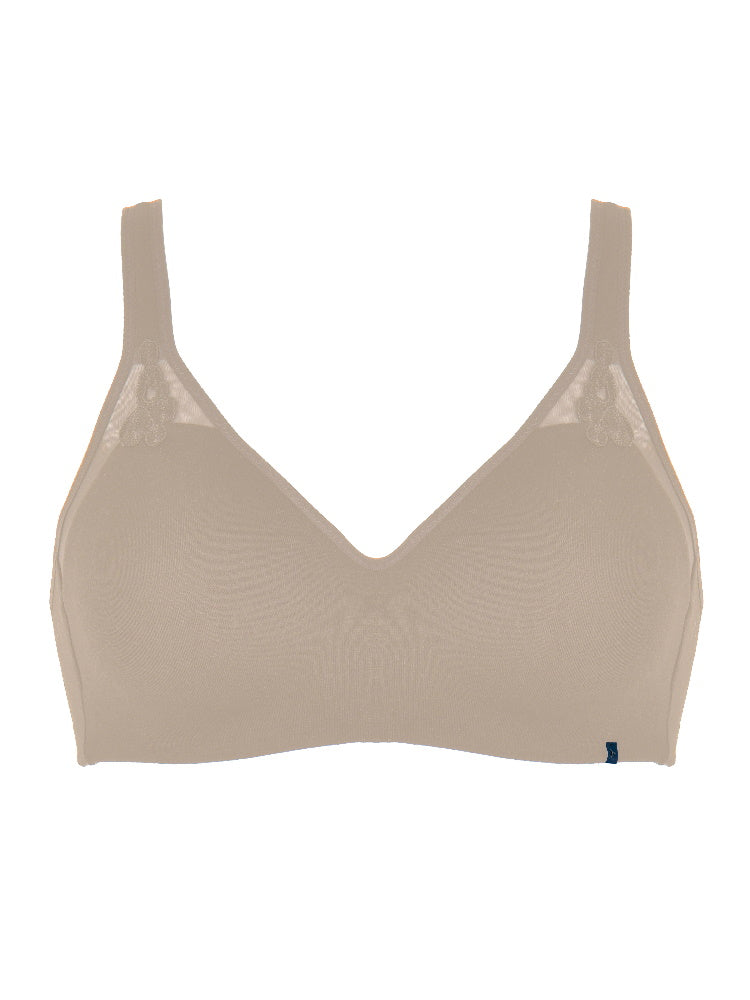 naturana soft cup bra beige