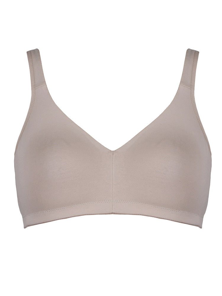 naturana soft cup bra beige