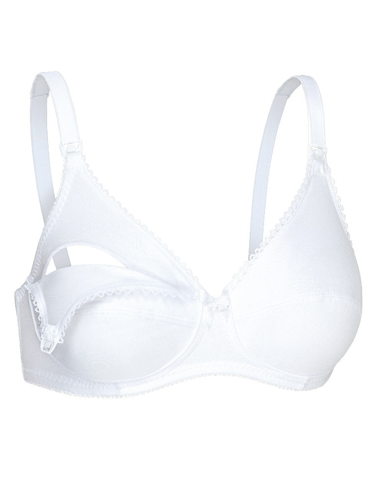 naturana nursing bra white