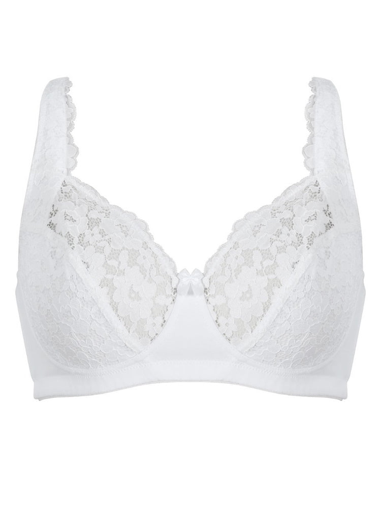 naturana soft cup bra white