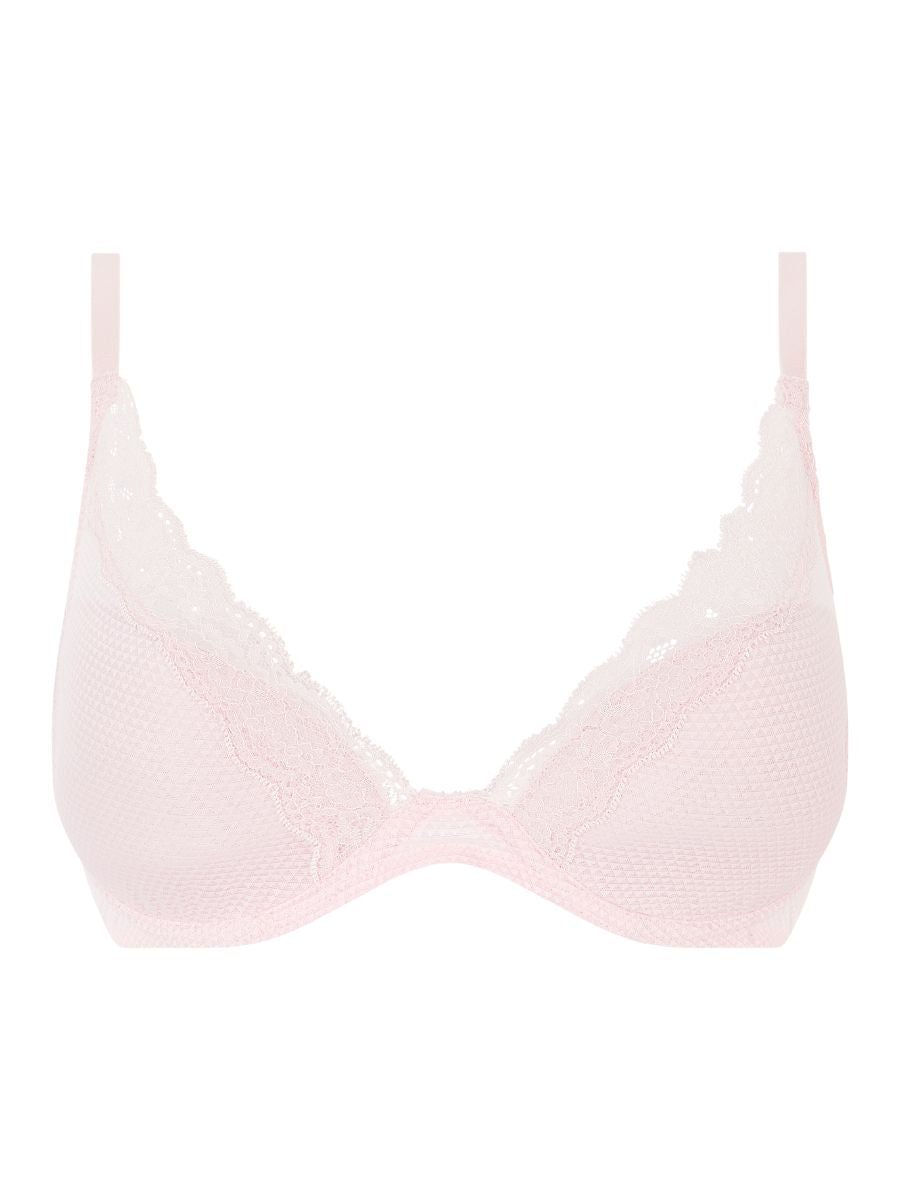 passionata brooklyn plunge bra porcelain pink