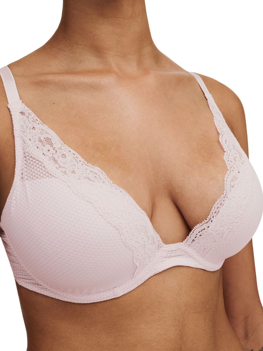 passionata brooklyn plunge bra porcelain pink