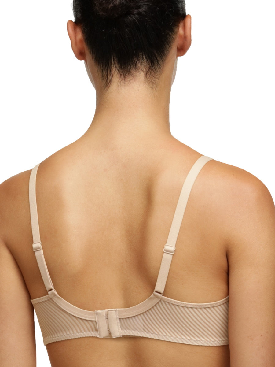 Beige full cup spacer bra