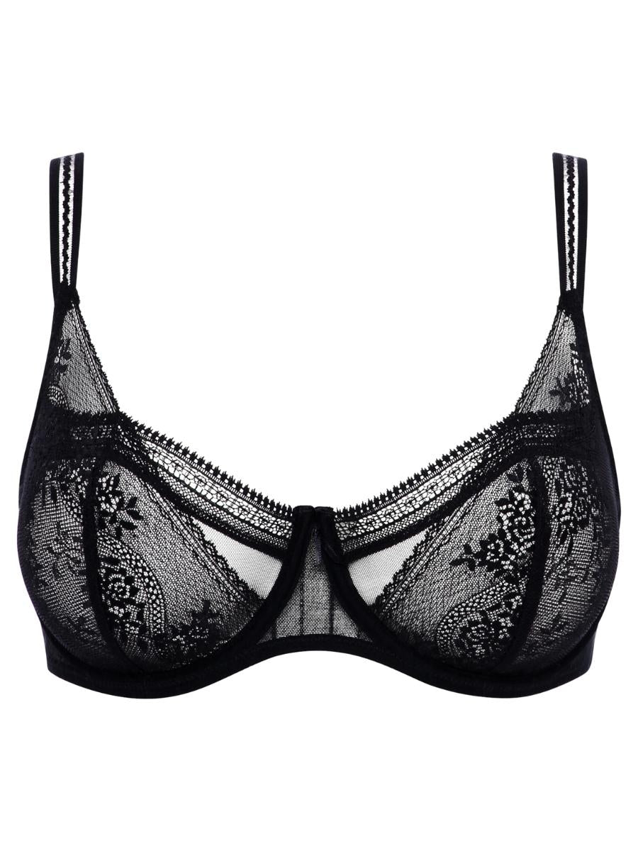passionata maddie half cup bra black