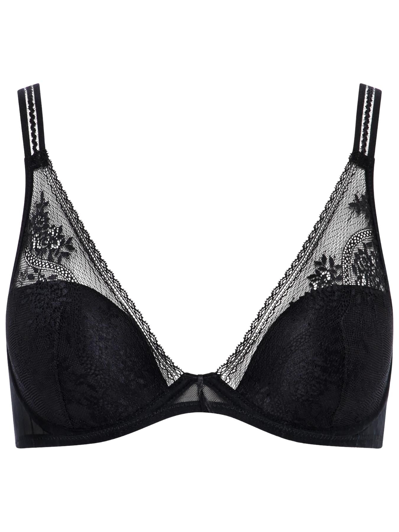 passionata maddie plunge t shirt bra black