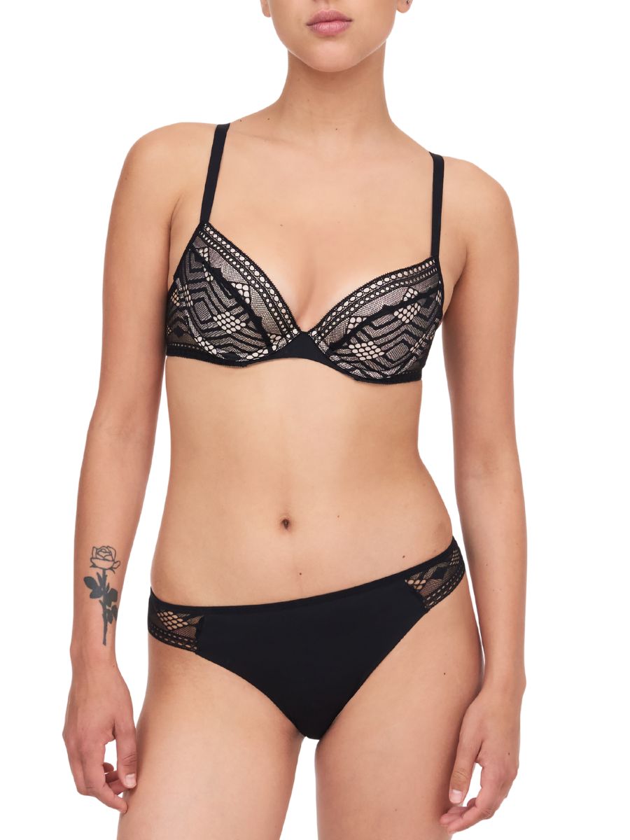 passionata ondine push up foam bra black