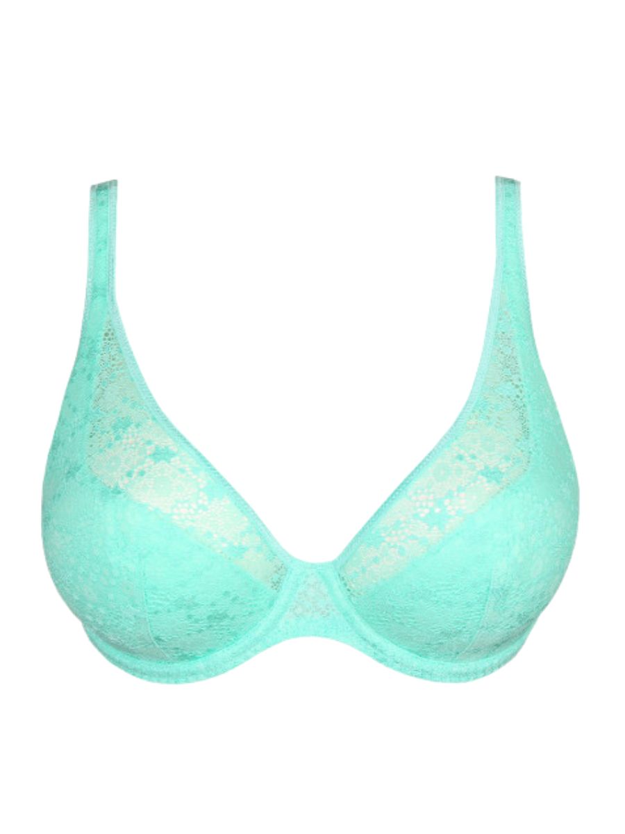 primadonna twist epirus half padded plunge bra miami mint