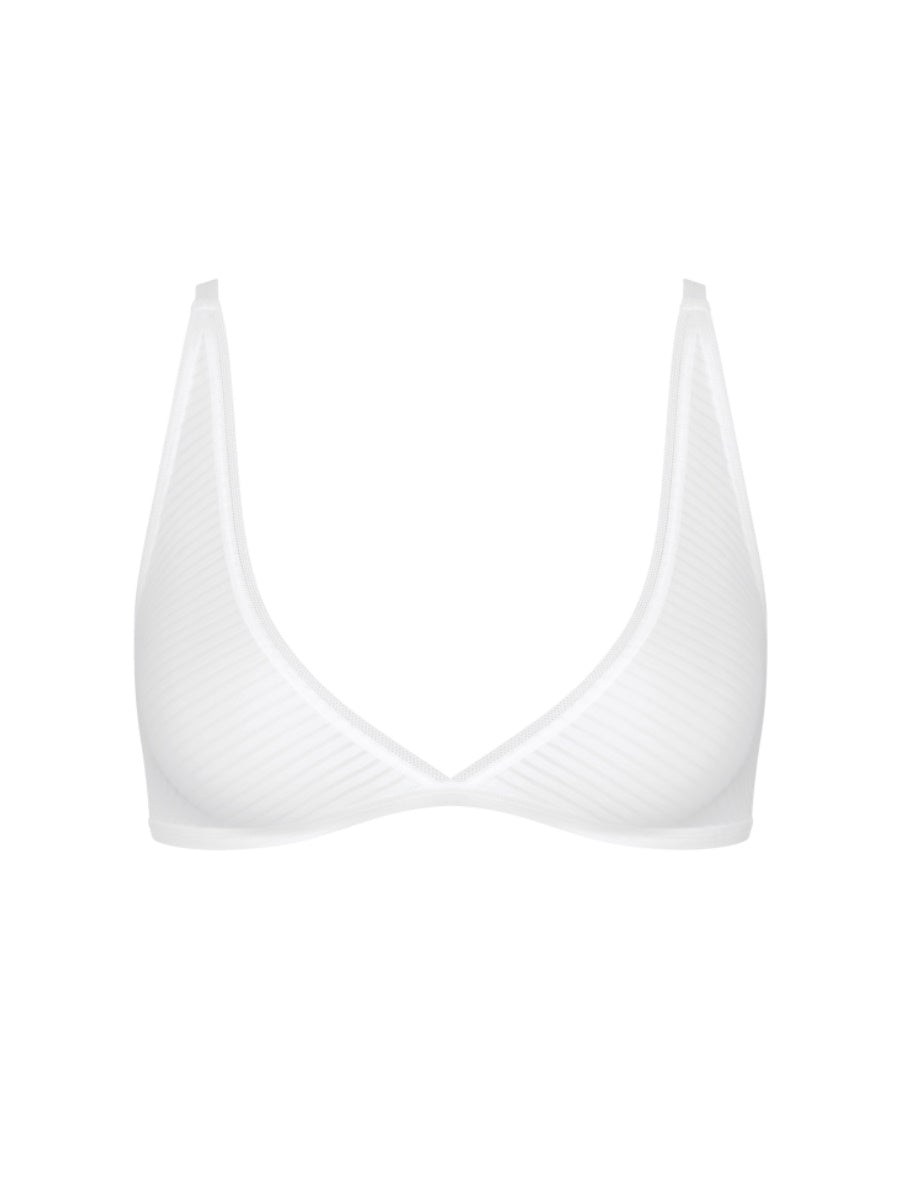 Ever Fresh Plus Wireless Bralette - White