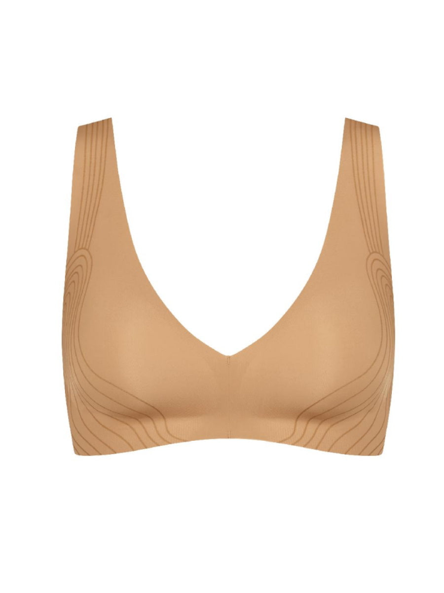 ZERO Feel Moulded Bralette - Cognac