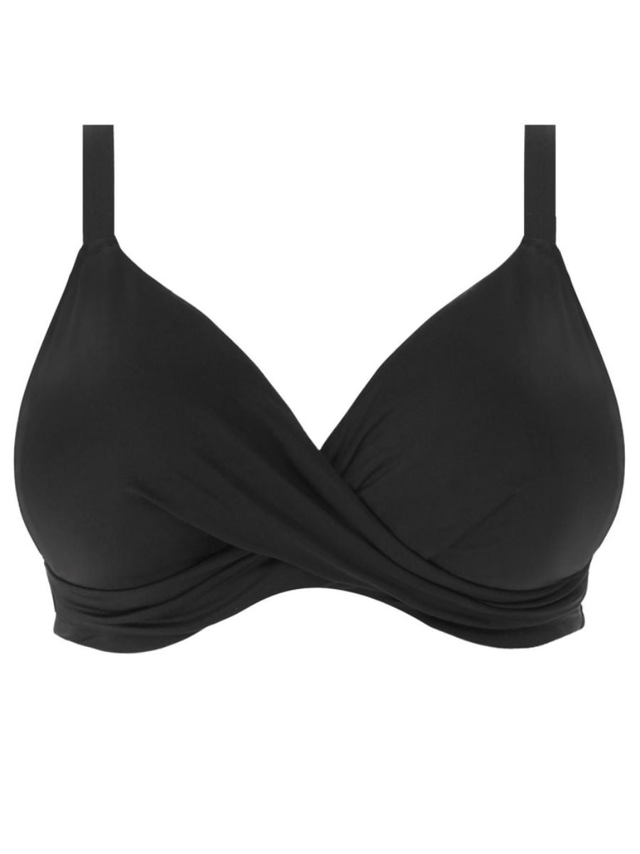 Elomi Plunge Bikini Top Black BraForMe