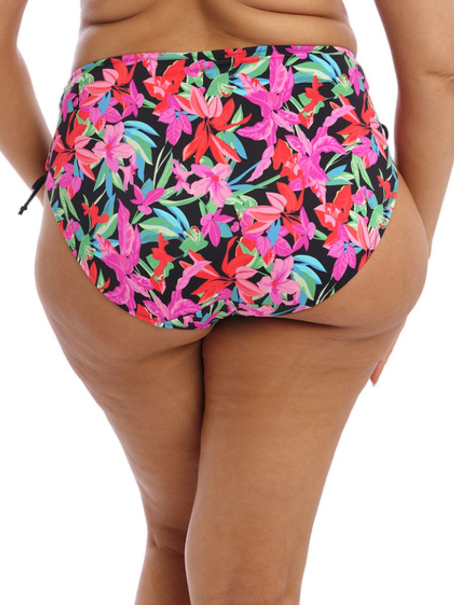 elomi savaneta bikini brief black pink