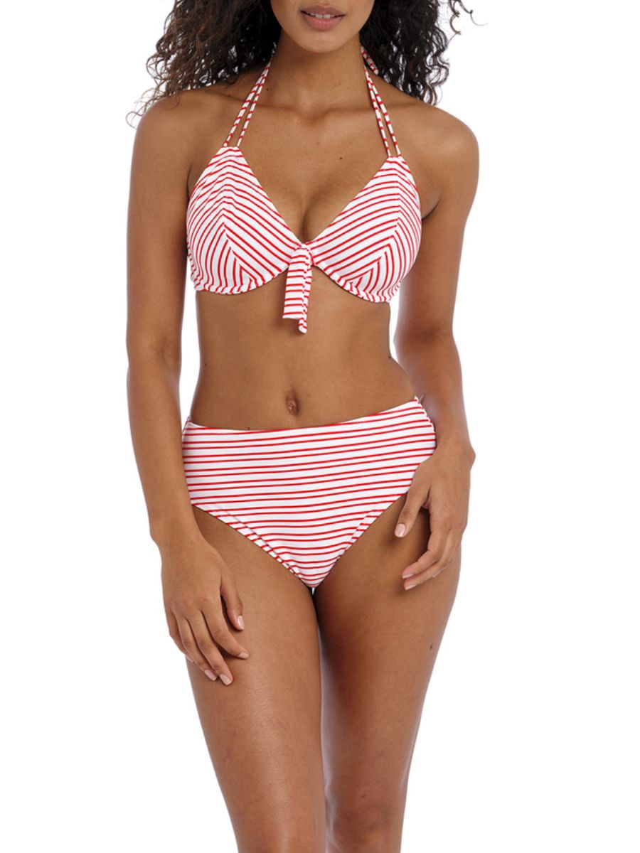 freya new shores halter bikini top chilli