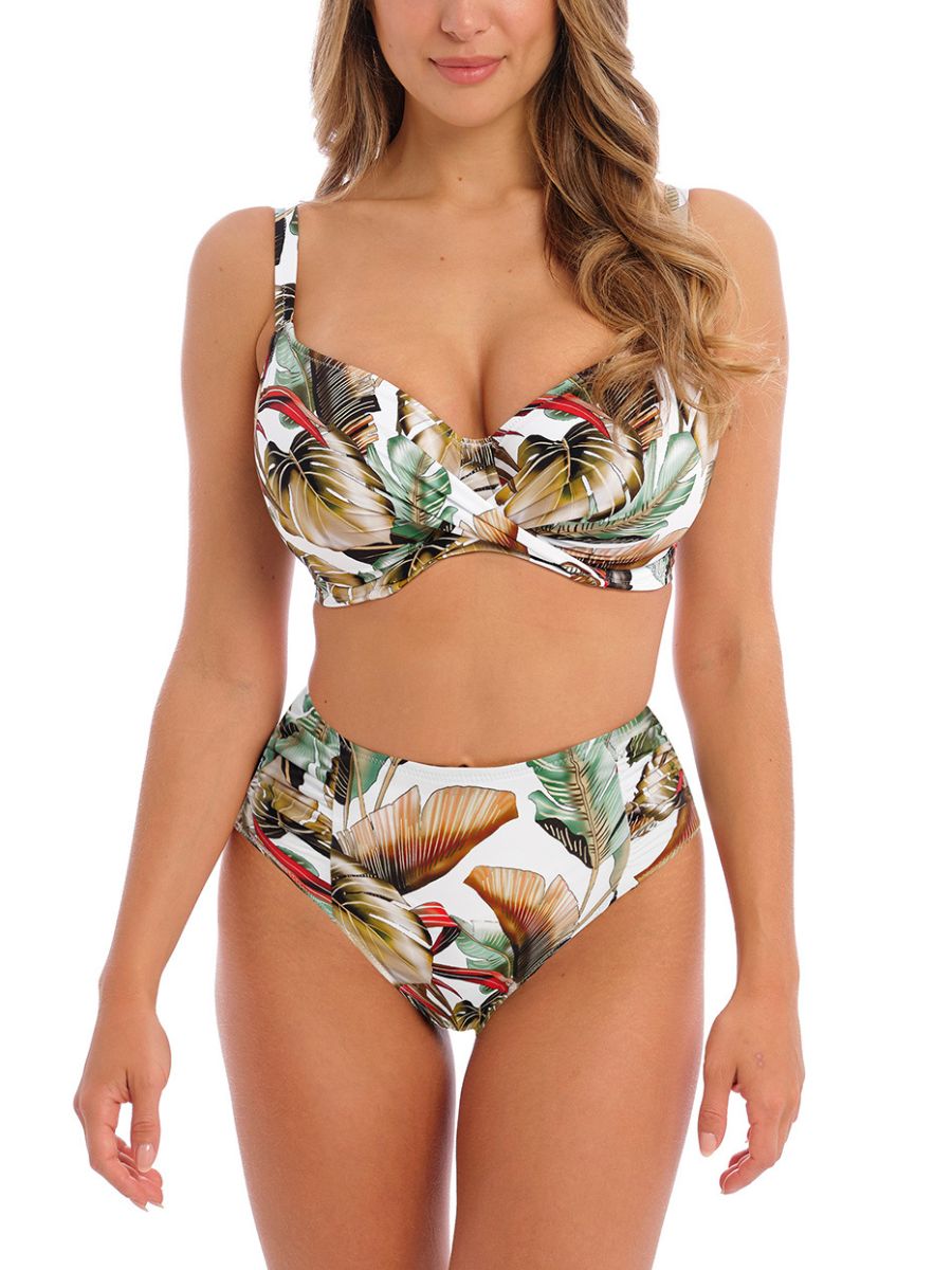 fantasie kinabalu high waist bikini brief jungle