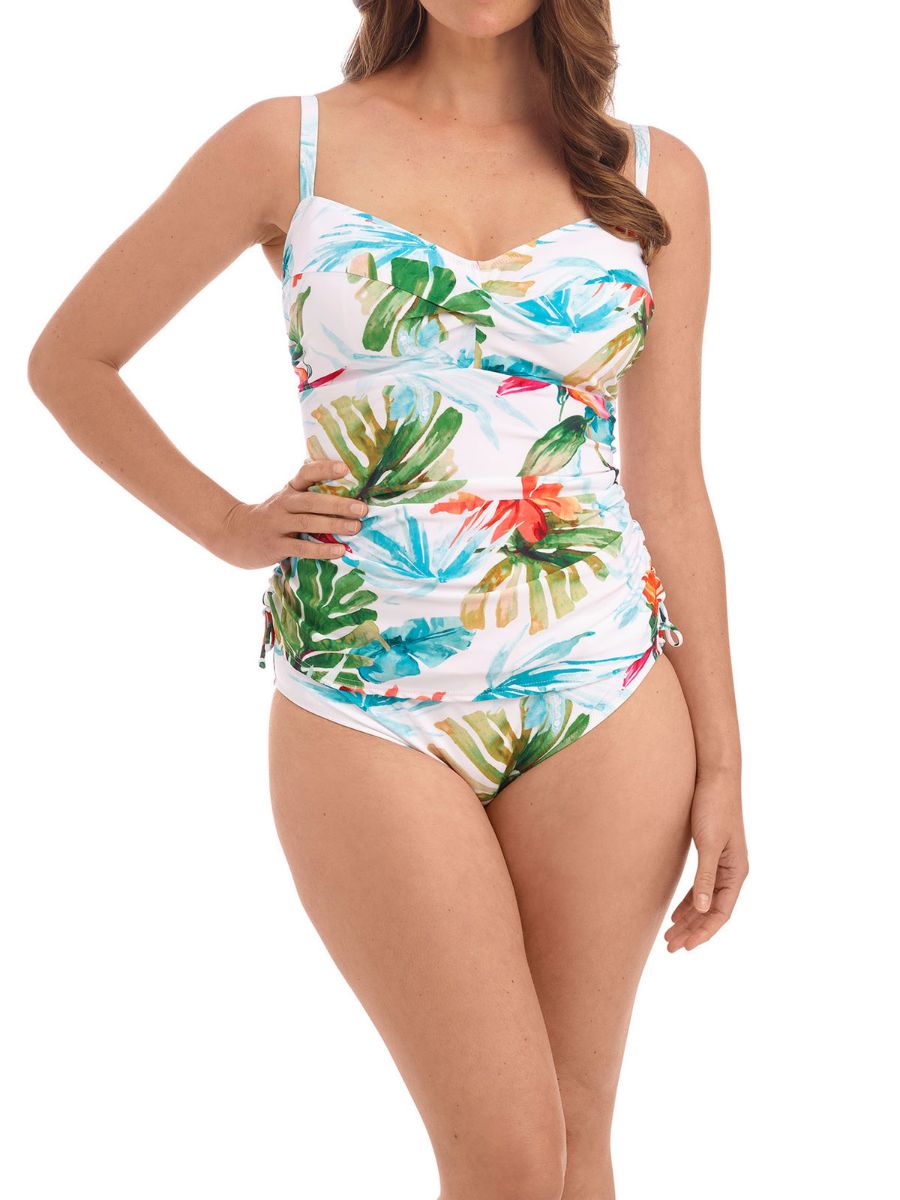 fantasie kiawah island twist front tankini aquamarine