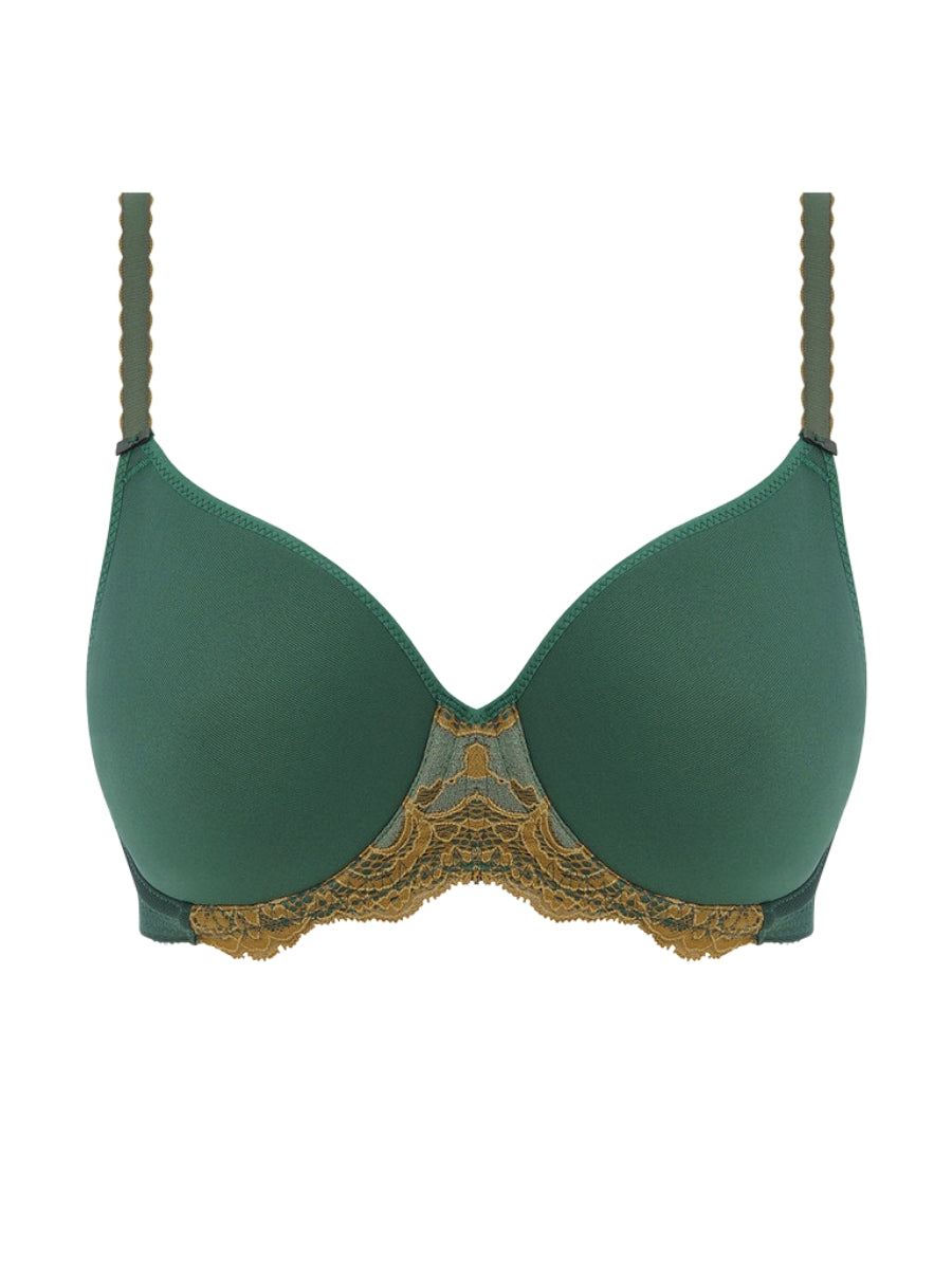 wacoal florilege moulded spacer bra peridot