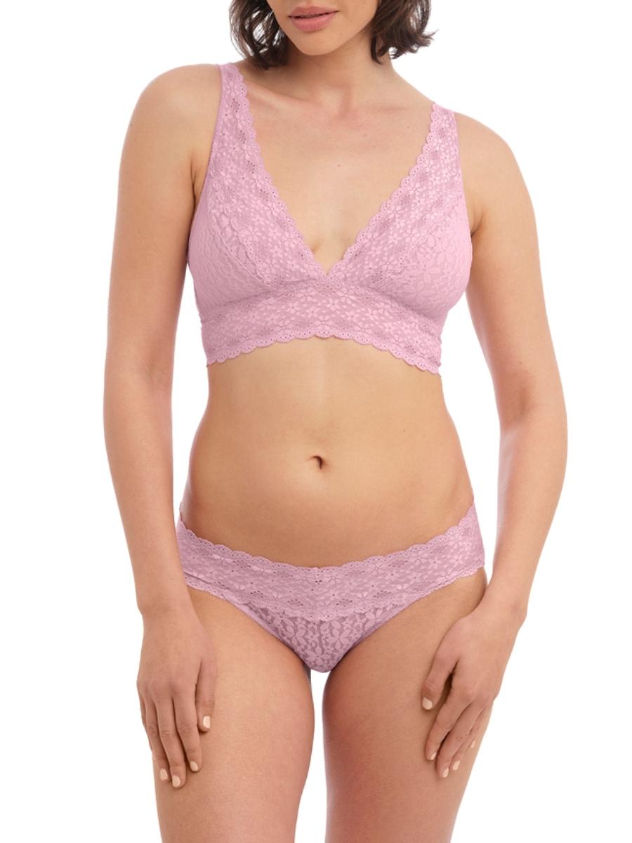 wacoal halo lace soft cup bra fragrant lilac