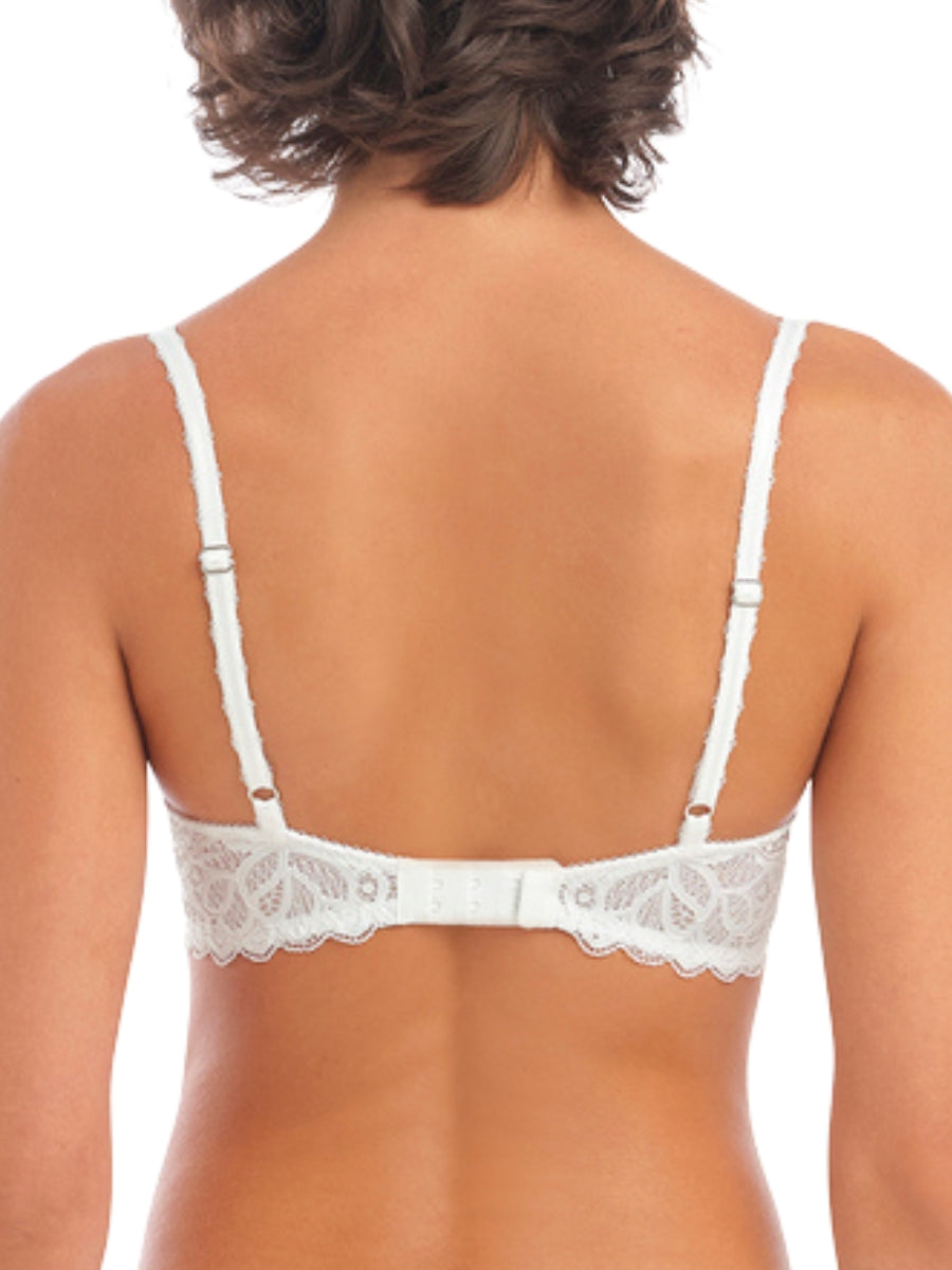 wacoal raffine plunge bra white