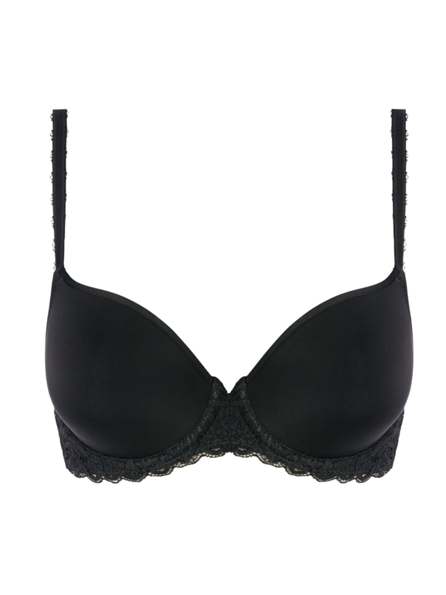wacoal raffine underwired contour bra black