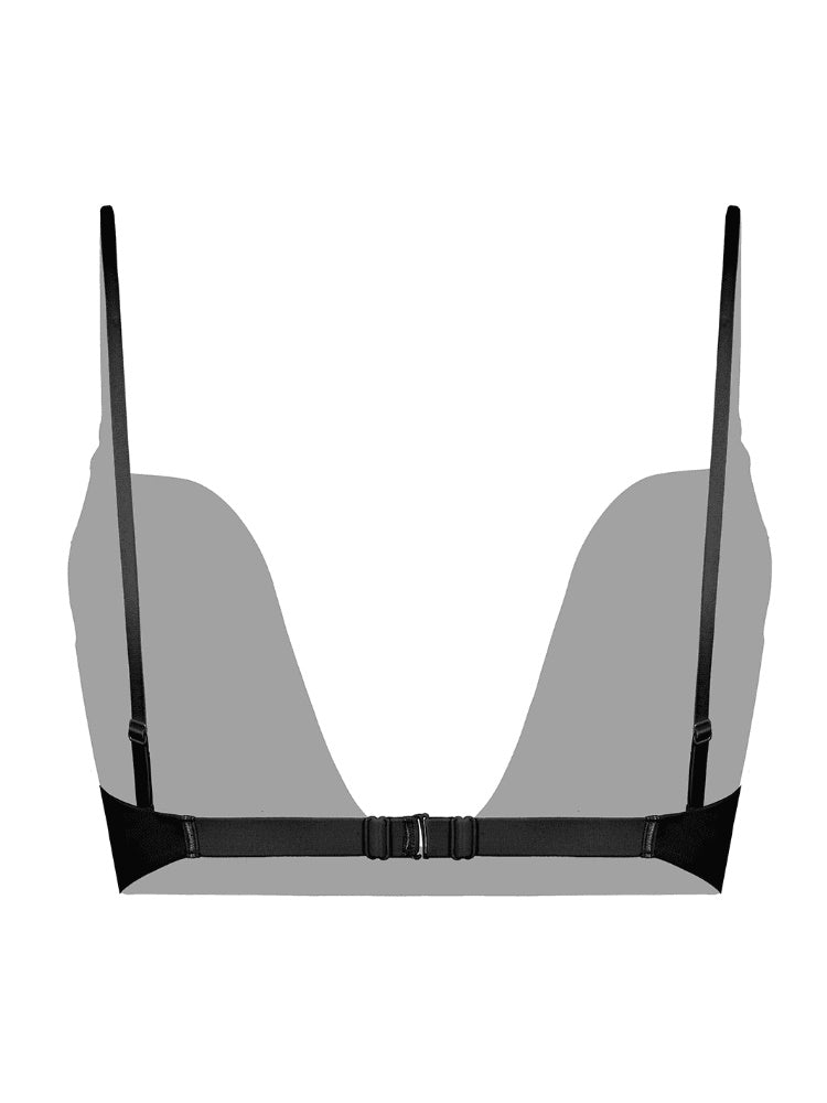 Black Plunge Bra