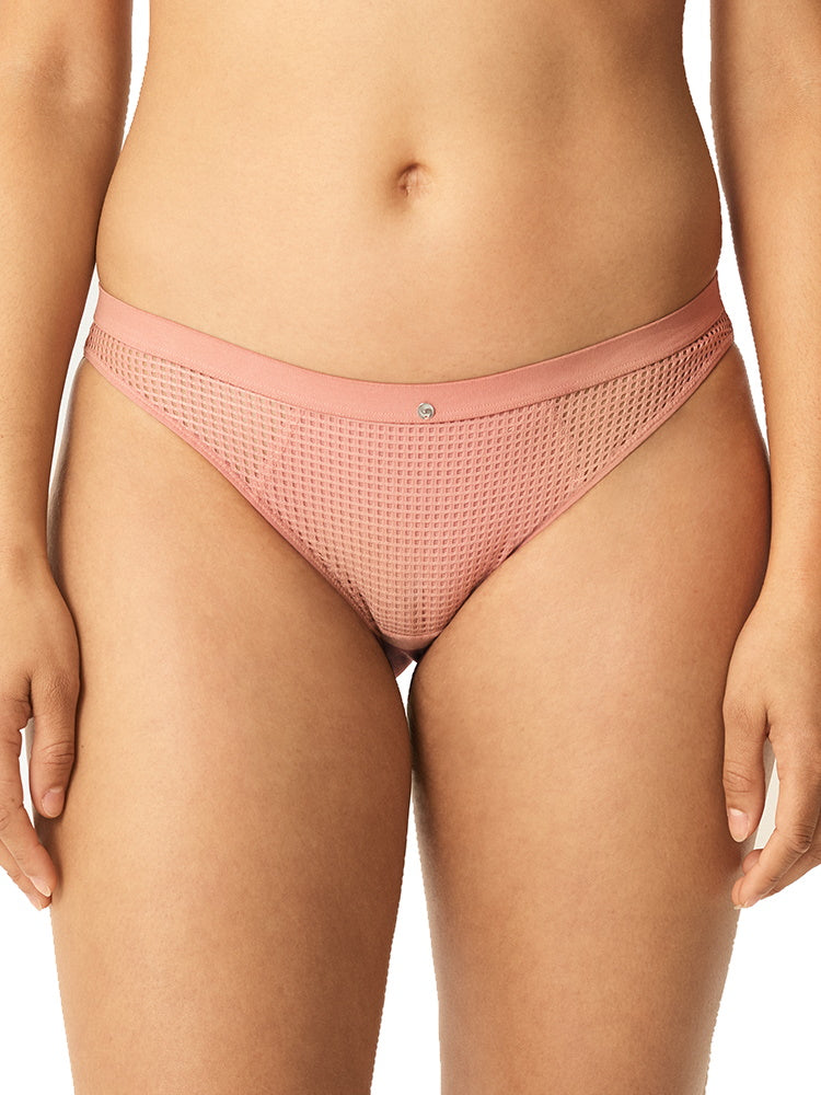 Pink Mid Rise Brief