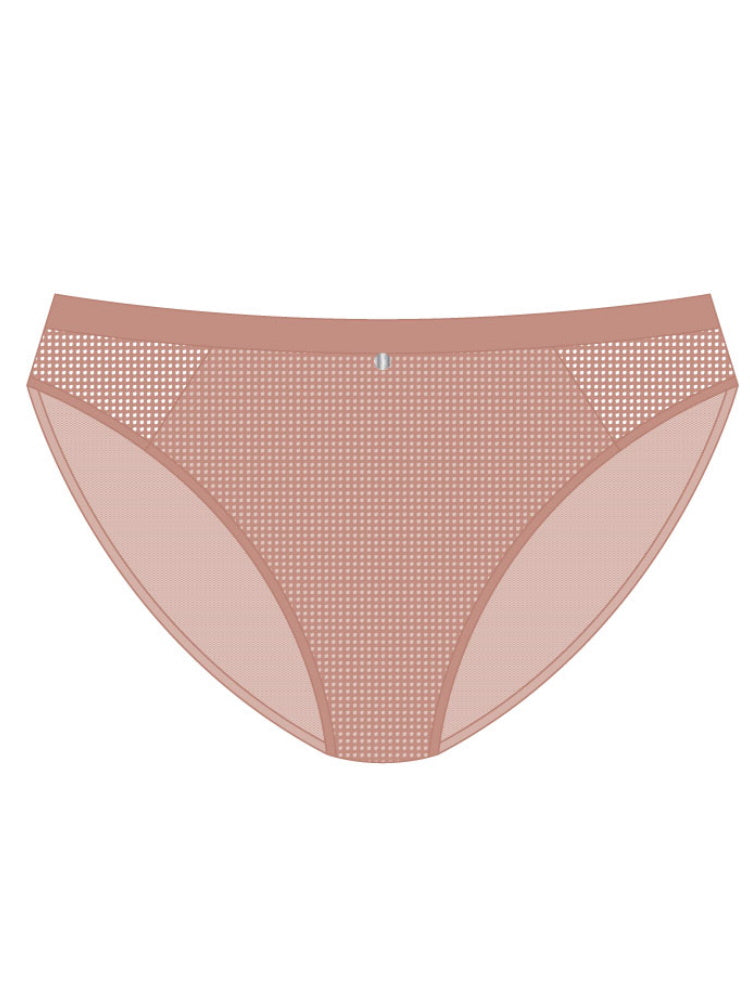 Pink Mid Rise Brief