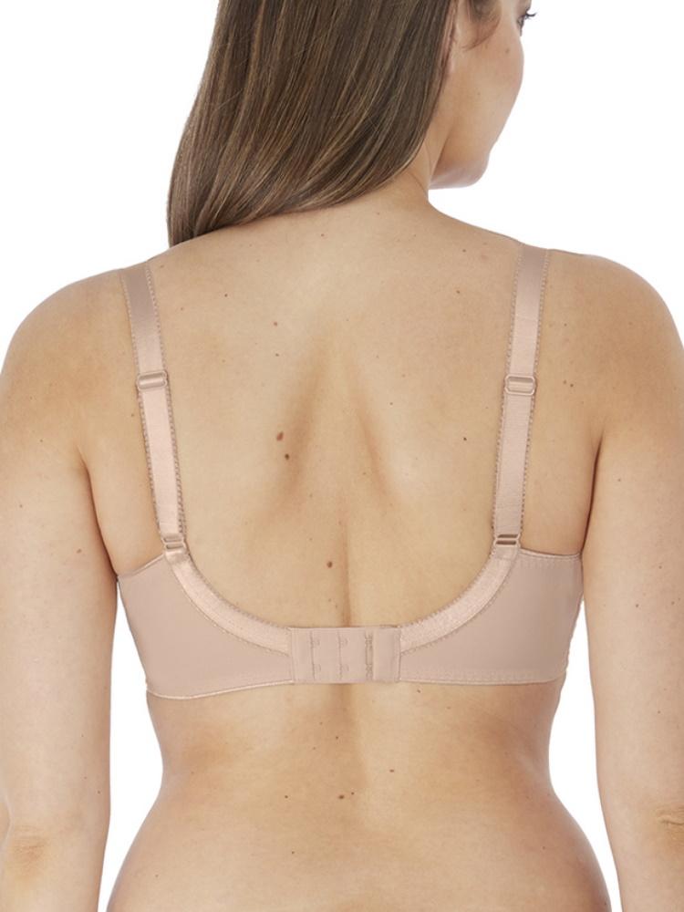 Beige Side Support Full Cup Bra 