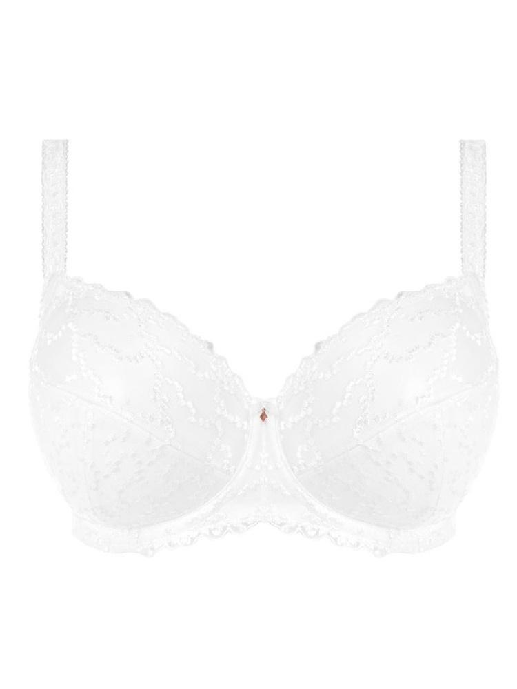 White Side Support Full Cup Bra 