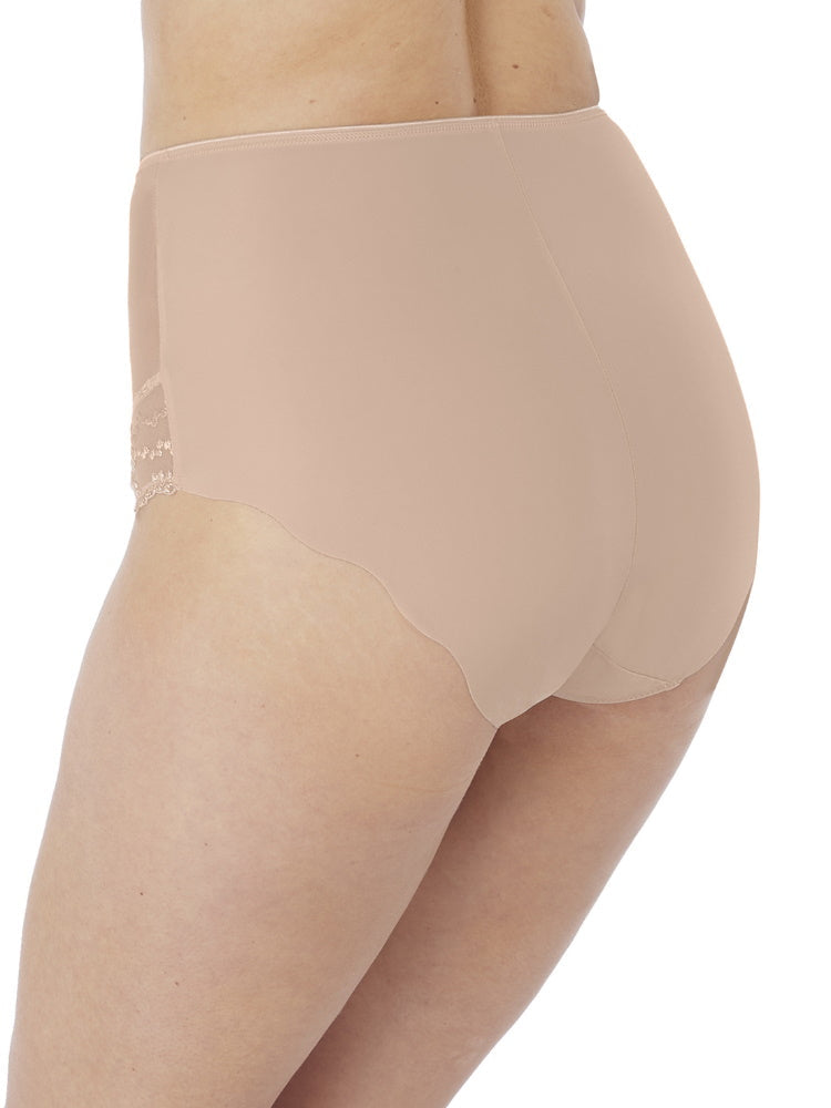 Beige Mid Rise Brief