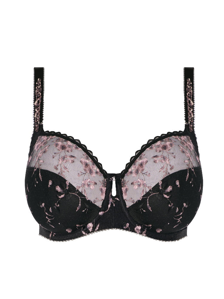 Isla Side Support Bra - Black