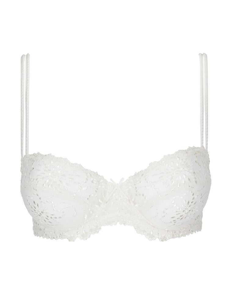 Jane Horizontal Seam Balcony Bra - Natural