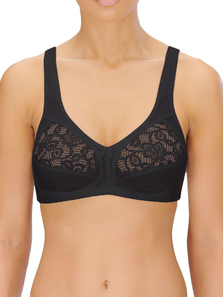 naturana full cup black bra