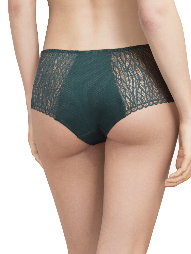 Green Mid Rise Short