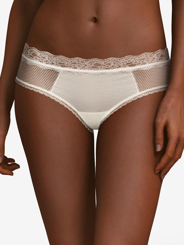 Ivory Mid Rise Short Knickers