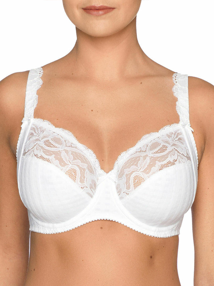 White Underwired Full Cup Bra