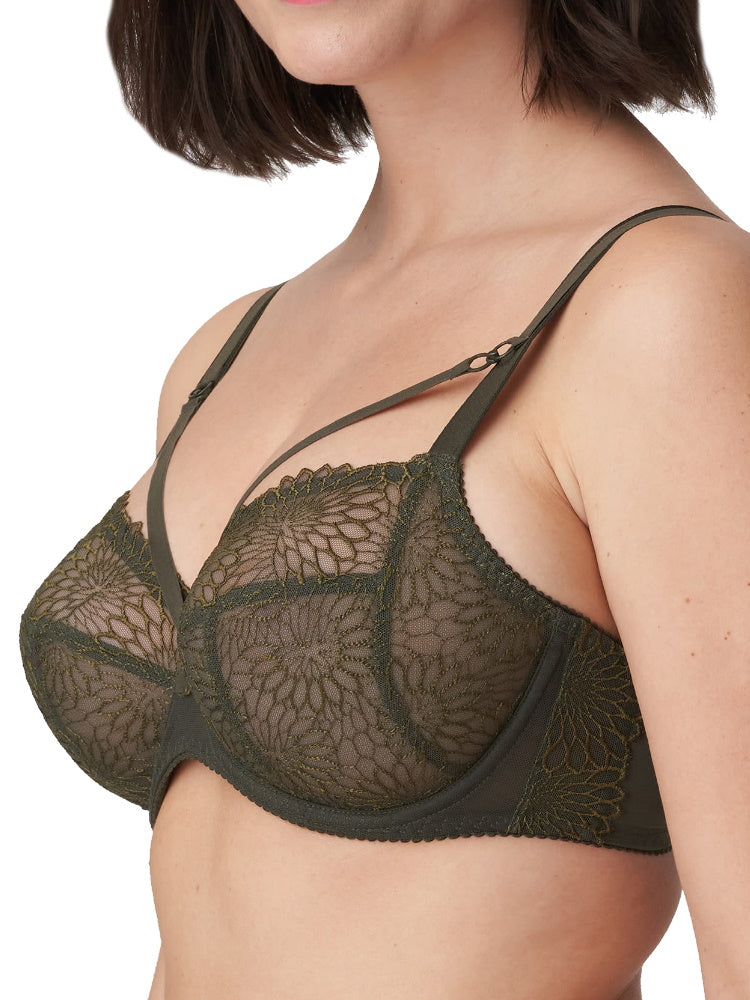 Green Full Cup Underwired Bra