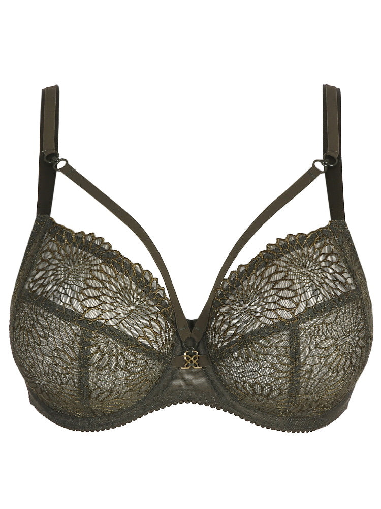 Green Full Cup Underwired Bra