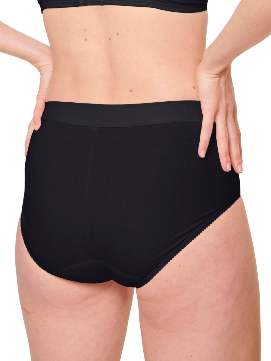 black sloggi maxi briefs